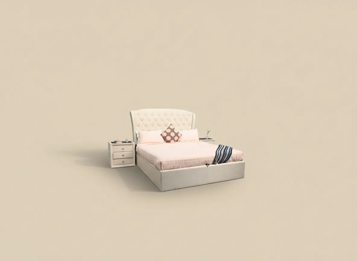 Austin Fabric Storage Gas Lift Bed