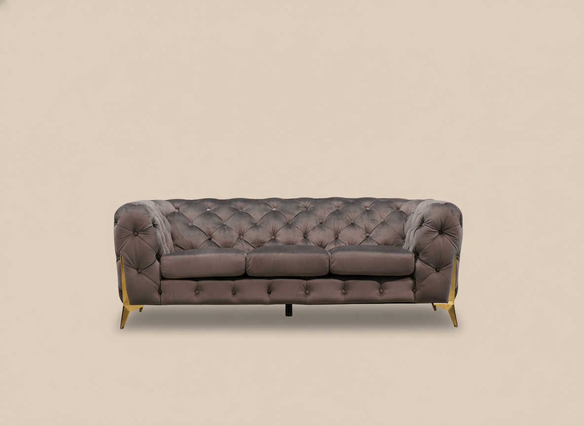 Casper Velvet Sofa