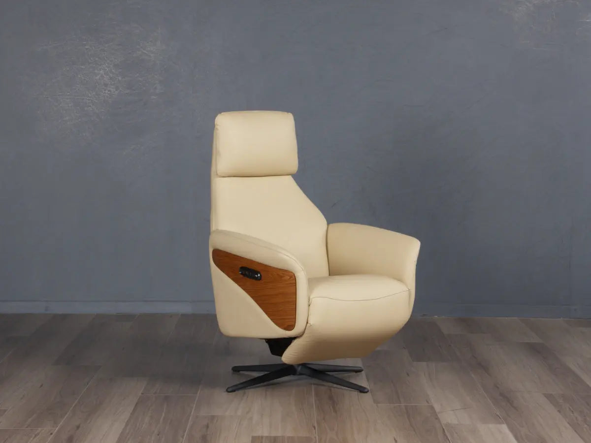 Rayen Genuine Leather Recliner Chair