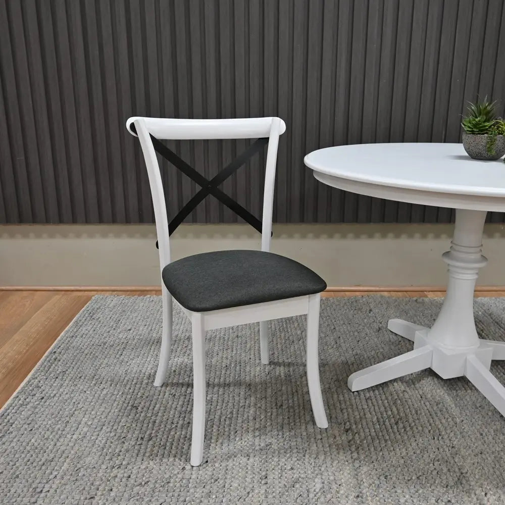 Salvanar Solid Rubberwood Dining Chair