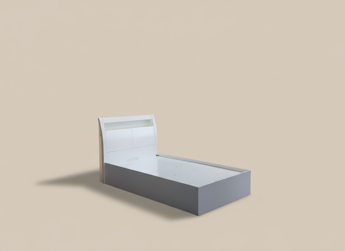 Nova High Gloss Storage Bed Frame