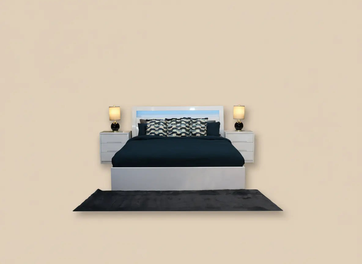 Nova High Gloss Storage Bed Frame
