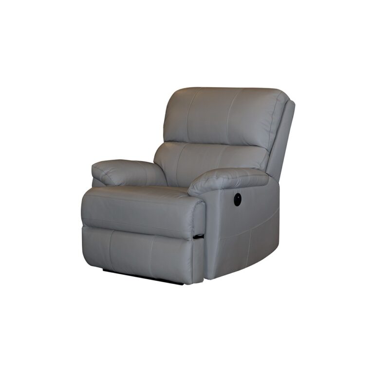 Franco Genuine Leather Manual Recliner - Harbour Lane | Furniture & Bedding