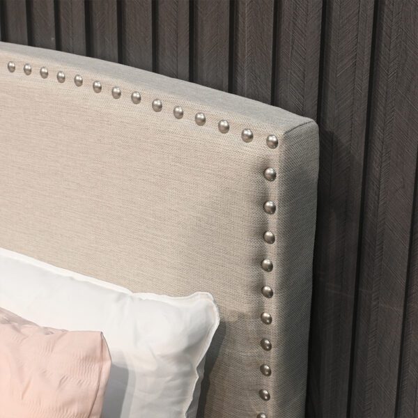 Victoria Fabric King Bed Frame Harbour Lane Furniture & Bedding