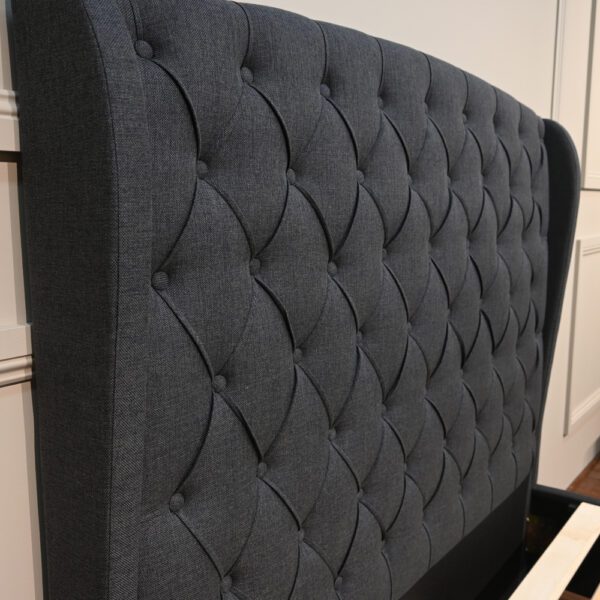 Divine Fabric Storage King Bed Frame Harbour Lane Furniture & Bedding