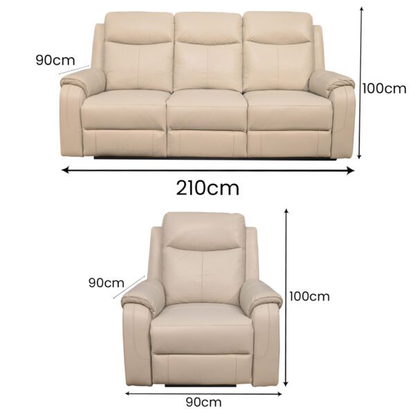 Jason Genuine Leather Electric Recliner Harbour Lane Furniture